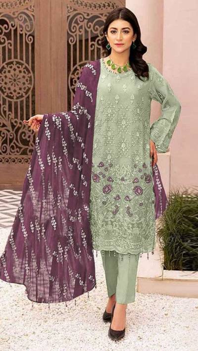 PAKISTANI 1063 BY MAARiA-A DESIGNER GEORGETTE SALWAR SUIT WHOLESALER IN INDIA